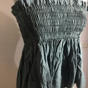 Isabel Marant Etoile linen tube top 0